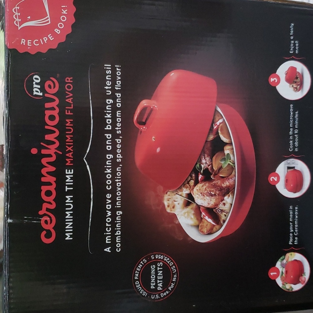 Ceramiwave Cooking Pot, NIB, Microwaveable